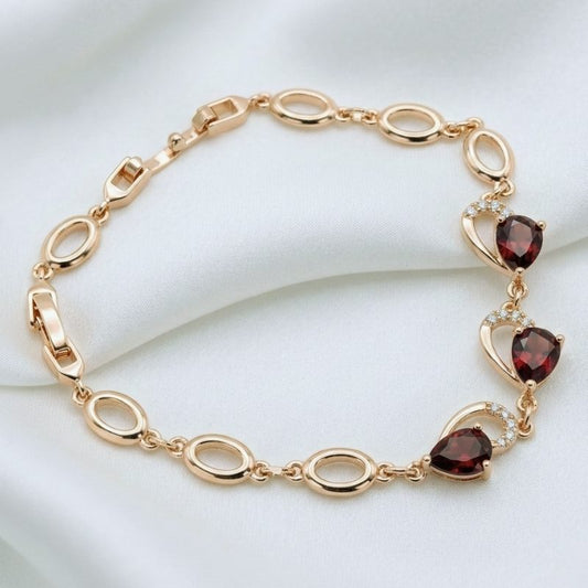 Hermoso Brazalete Enchape De Oro De 18K