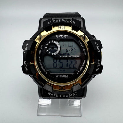 Reloj Deportivo Dorado