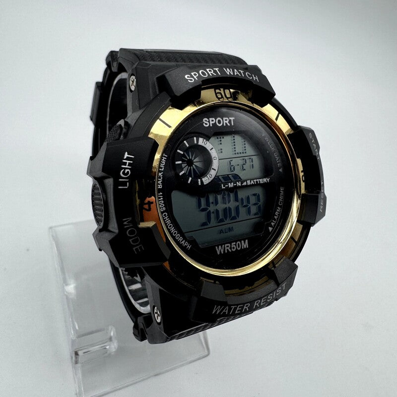Reloj Deportivo Dorado