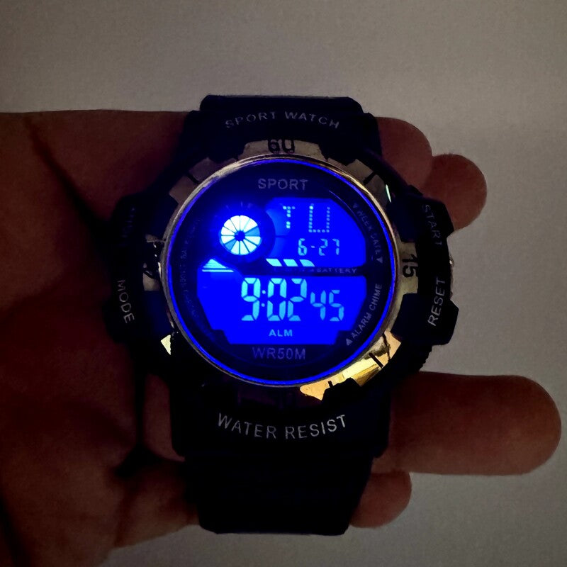 Reloj Deportivo Dorado